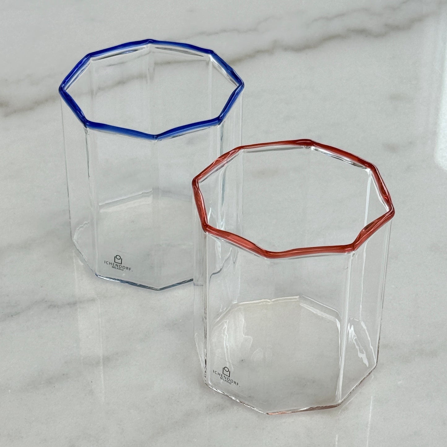 Octave Water Glass Blue