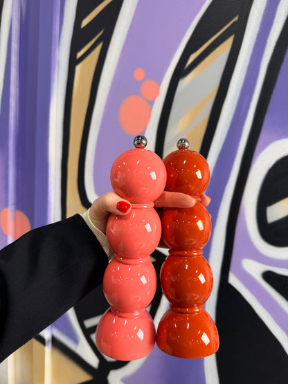 Bobbin Salt & Pepper Mill Coral Pink