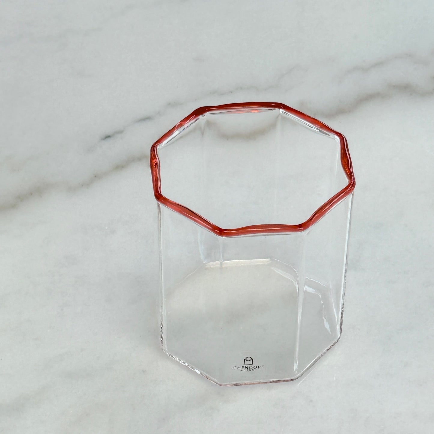 Octave Water Glass Red