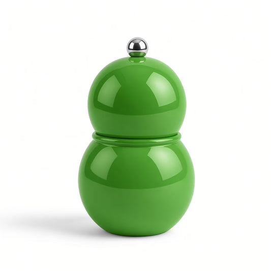 Small Bobbin Salt & Pepper Mill Green