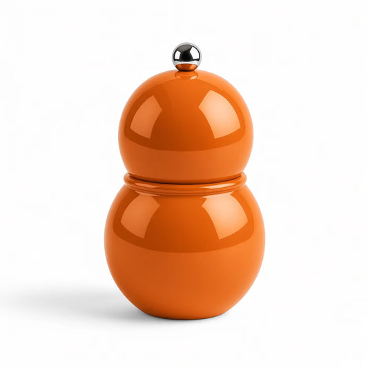Small Bobbin Salt & Pepper Mill Orange