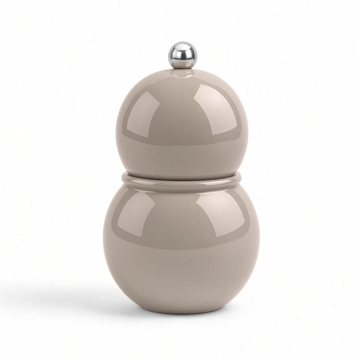 Small Bobbin Salt & Pepper Mill Beige