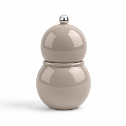 Small Bobbin Salt & Pepper Mill Beige