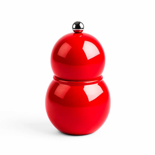Small Bobbin Salt & Pepper Mill Red