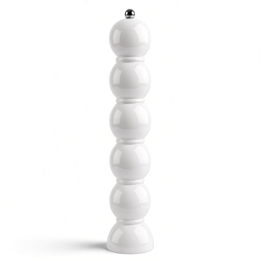 Big Bobbin Salt & Pepper Mill White
