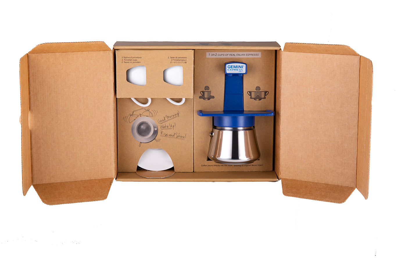Gemini Espresso Maker Blue