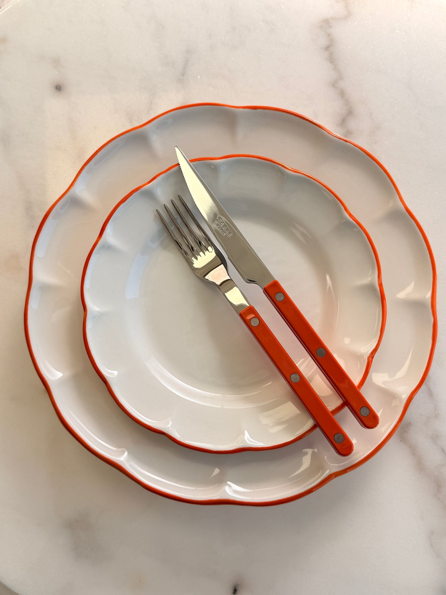 Little Plate Orange Line