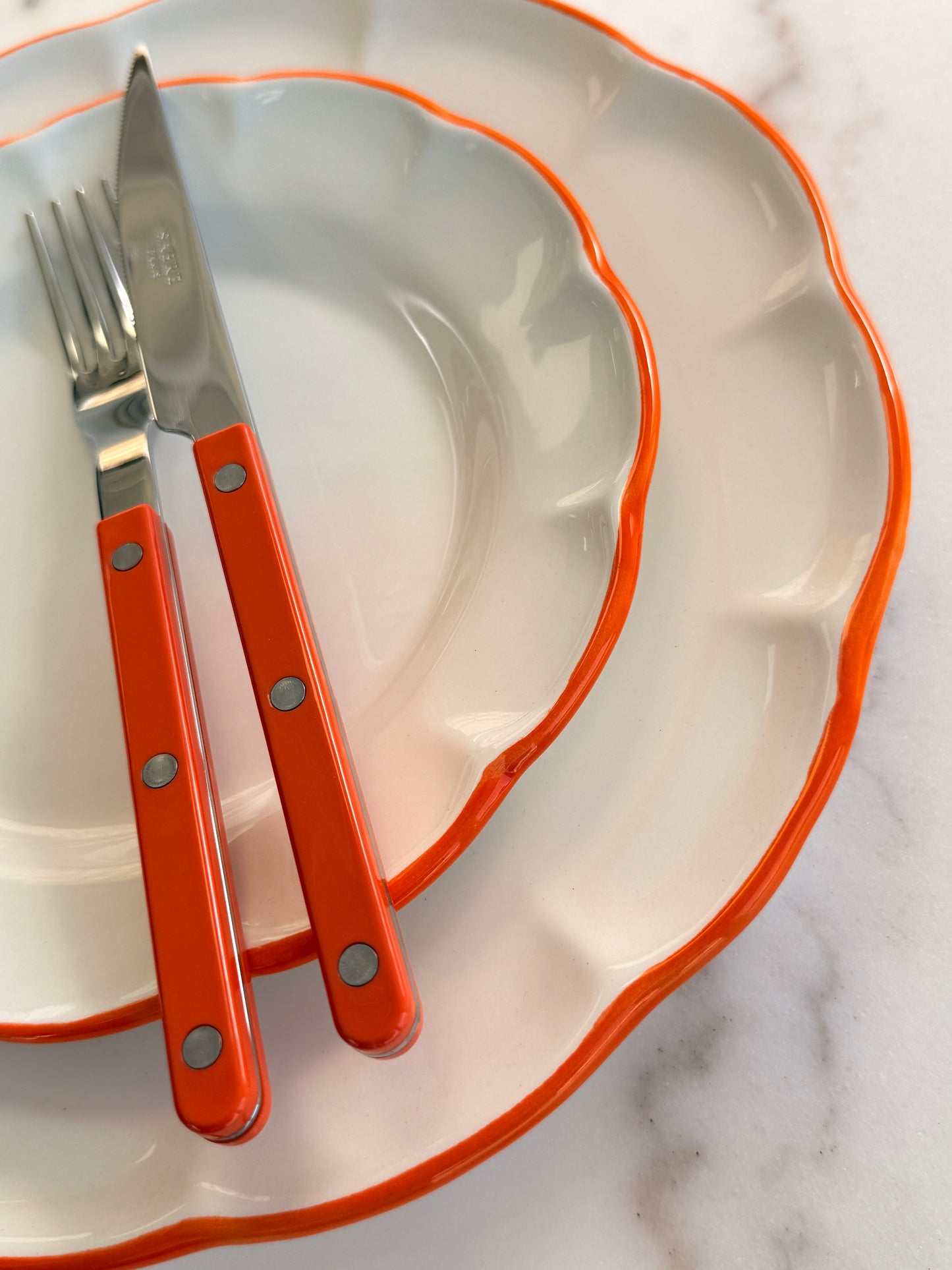 Little Plate Orange Line