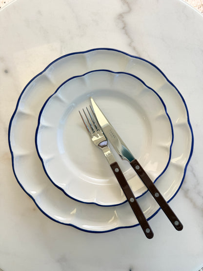 Dinner Plate Blue Line