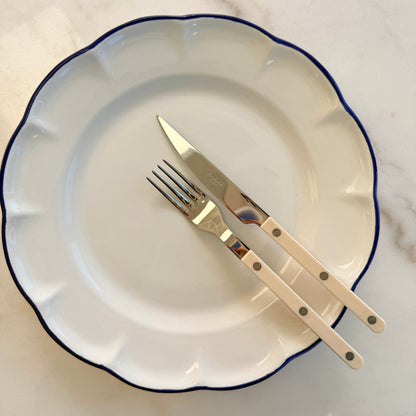 Dinner Plate Blue Line