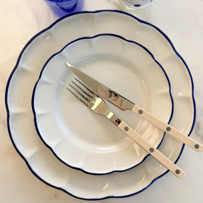 Dinner Plate Blue Line