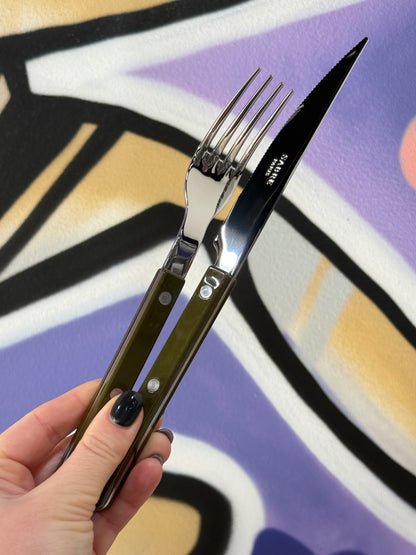 Sabre Cutlery Set Fern Green