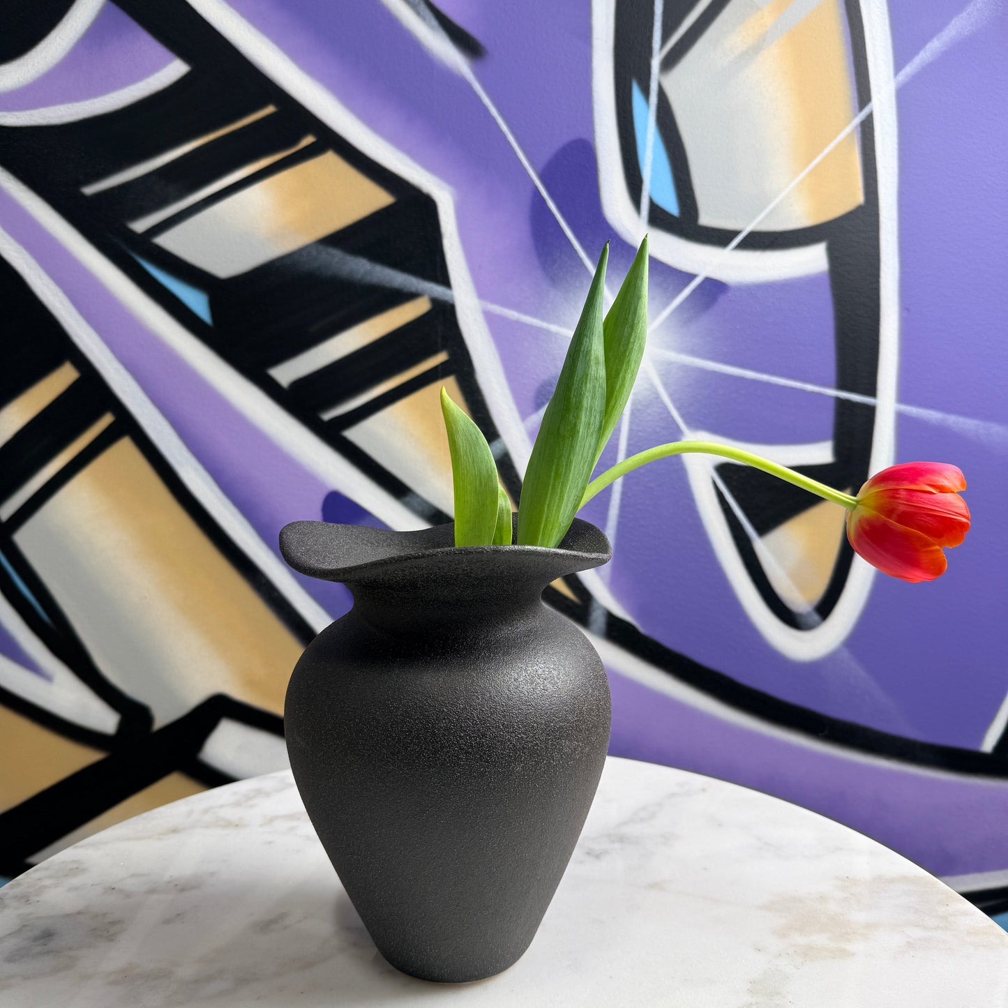 Florentina Black Vase S