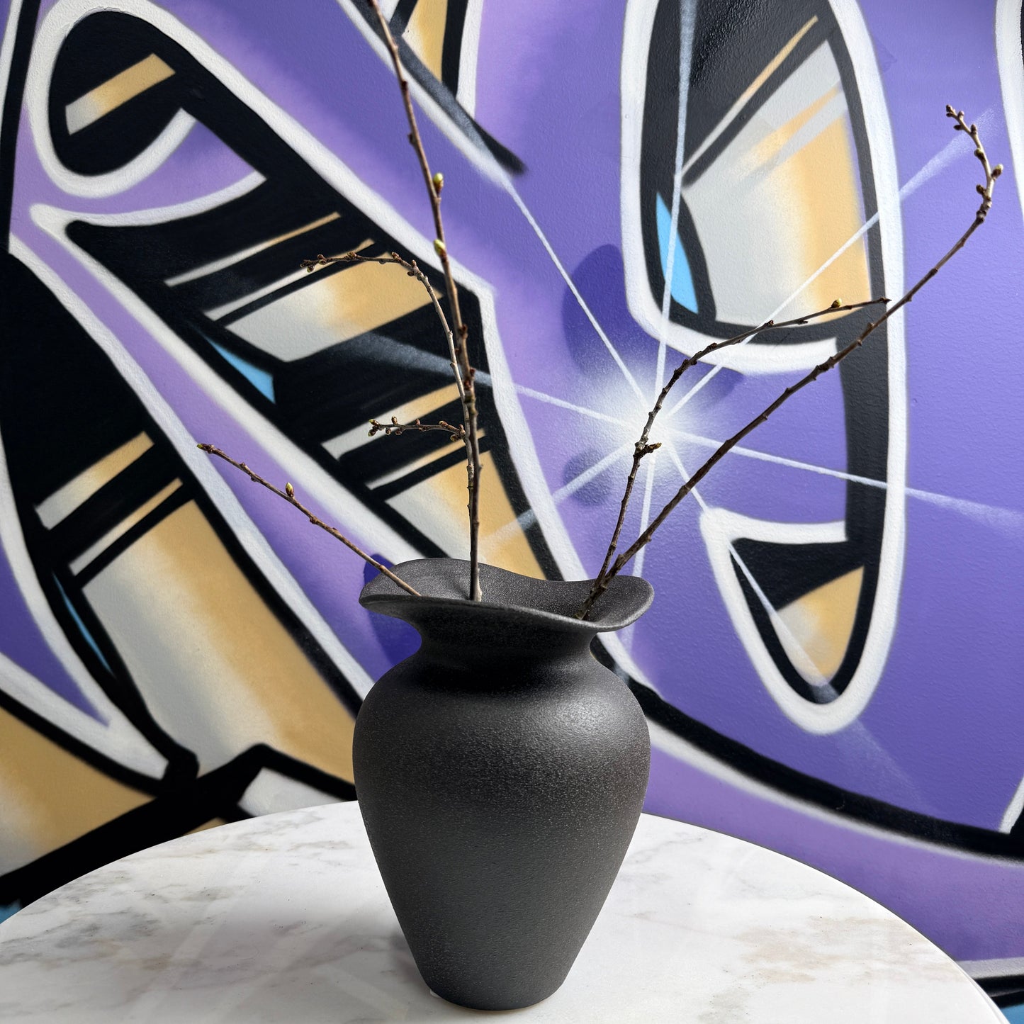 Florentina Black Vase S