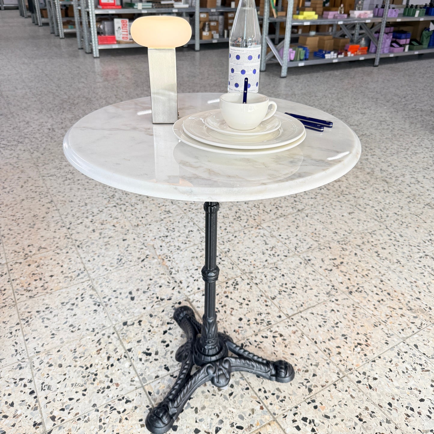 Bistrot Round Marble Table