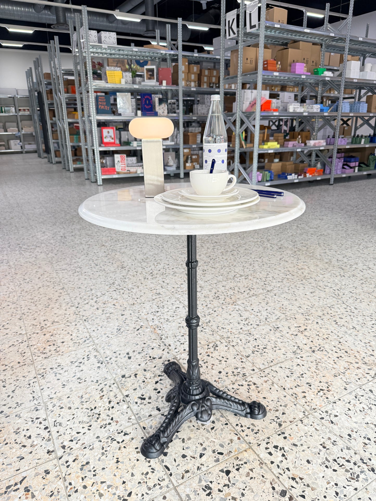 Bistrot Round Marble Table
