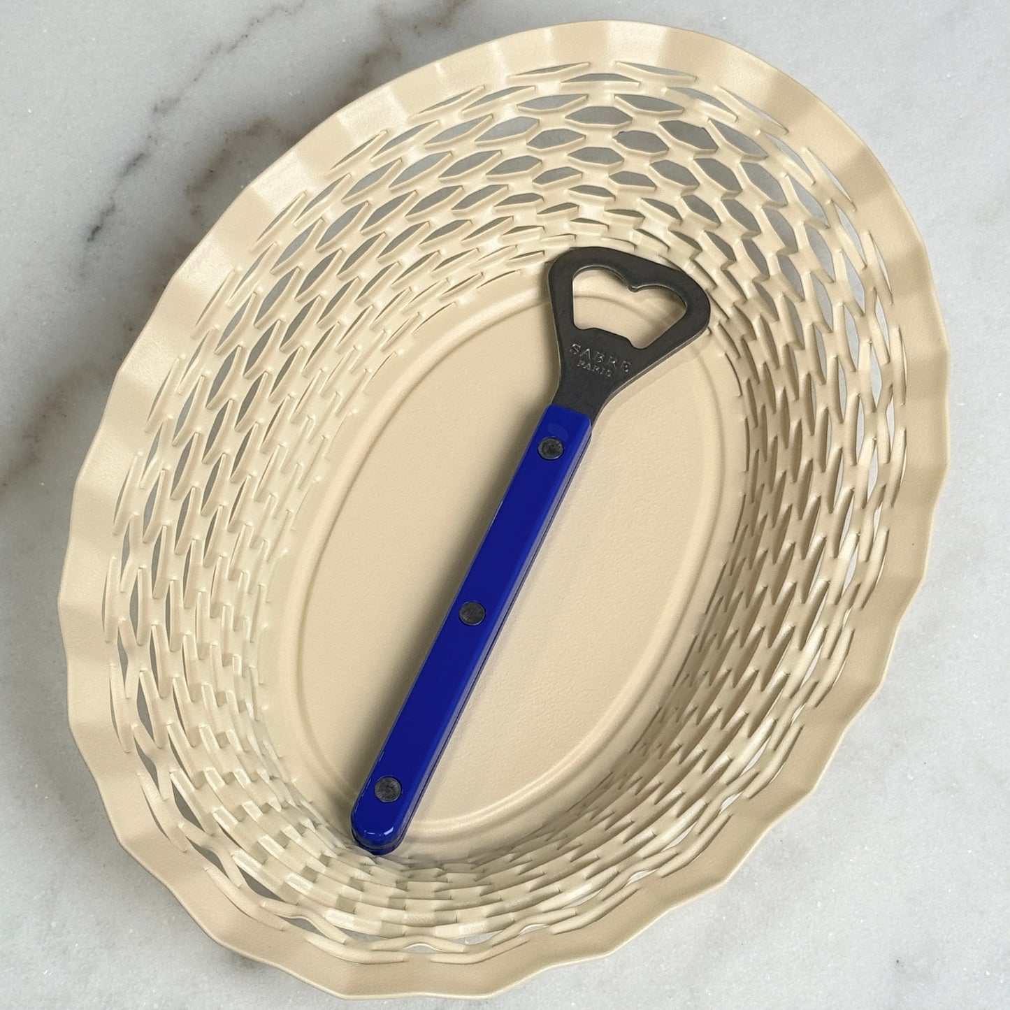 Sabre Vintage Bottle Opener Blue