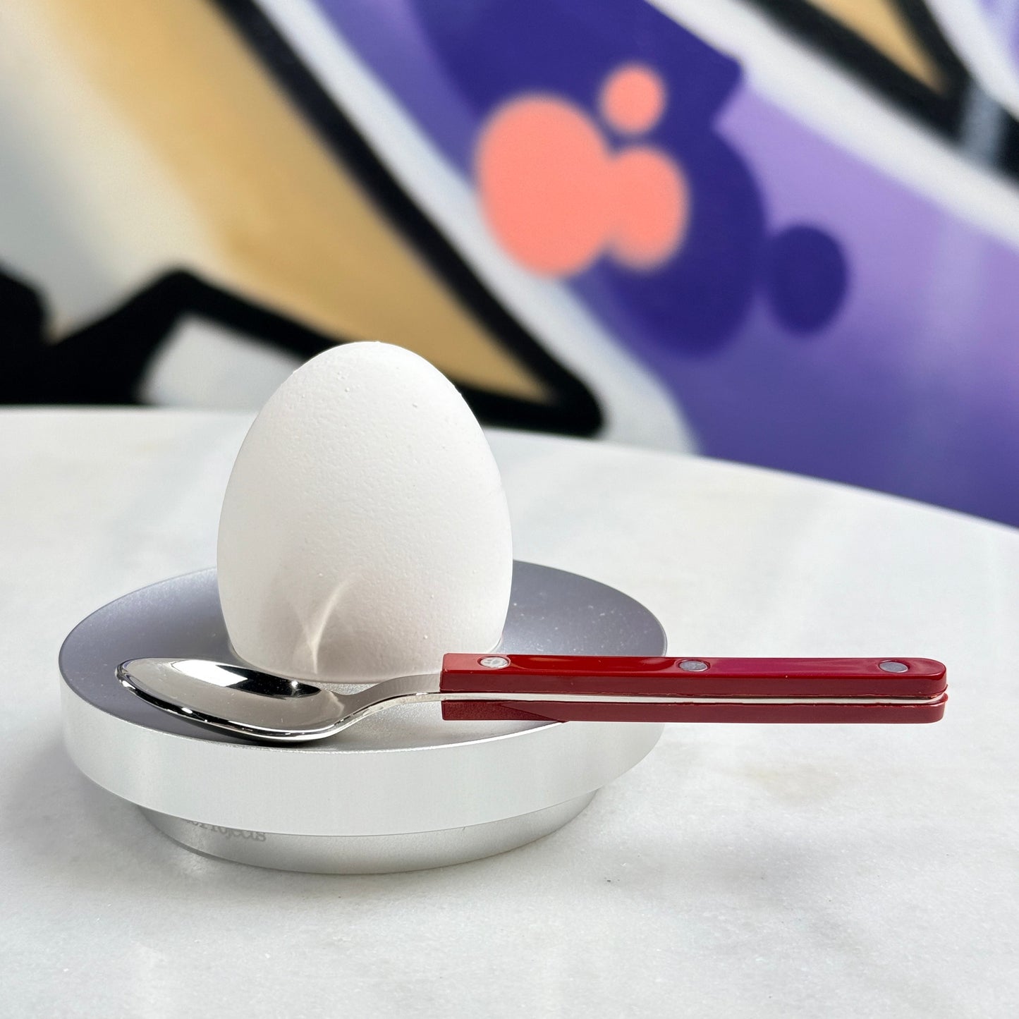 Sabre Little Espresso Spoon Burgundy