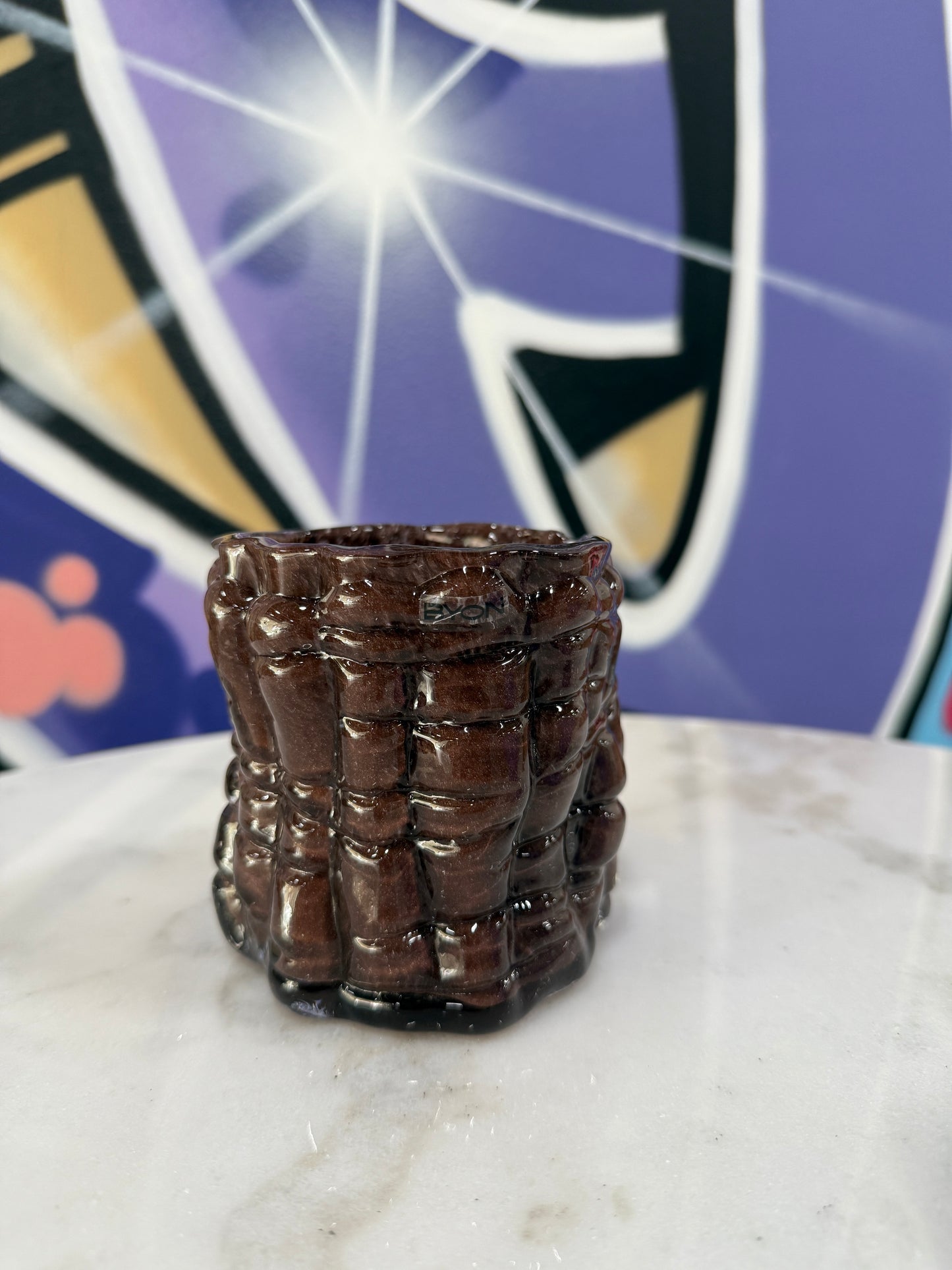 Candle Holder Laranne Brown