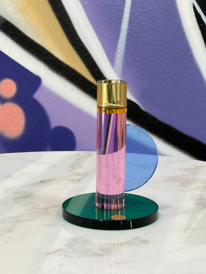 Astro Candle Holder Pink