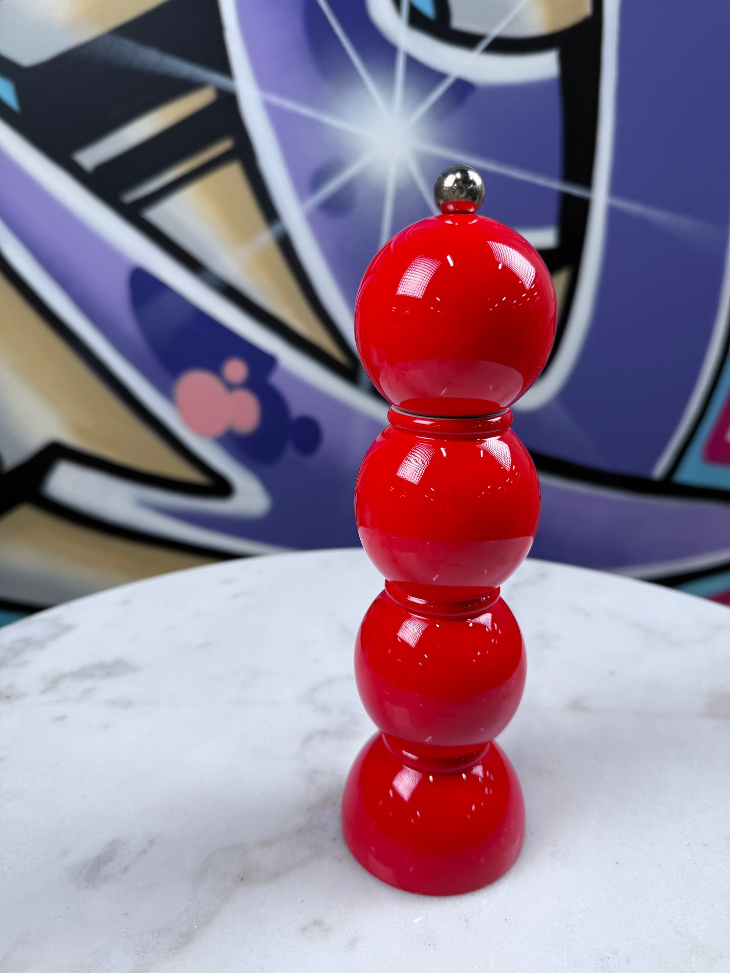 Bobbin Salt & Pepper Mill Red