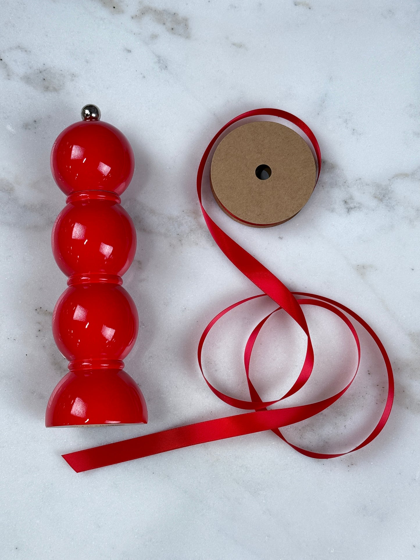 Bobbin Salt & Pepper Mill Red