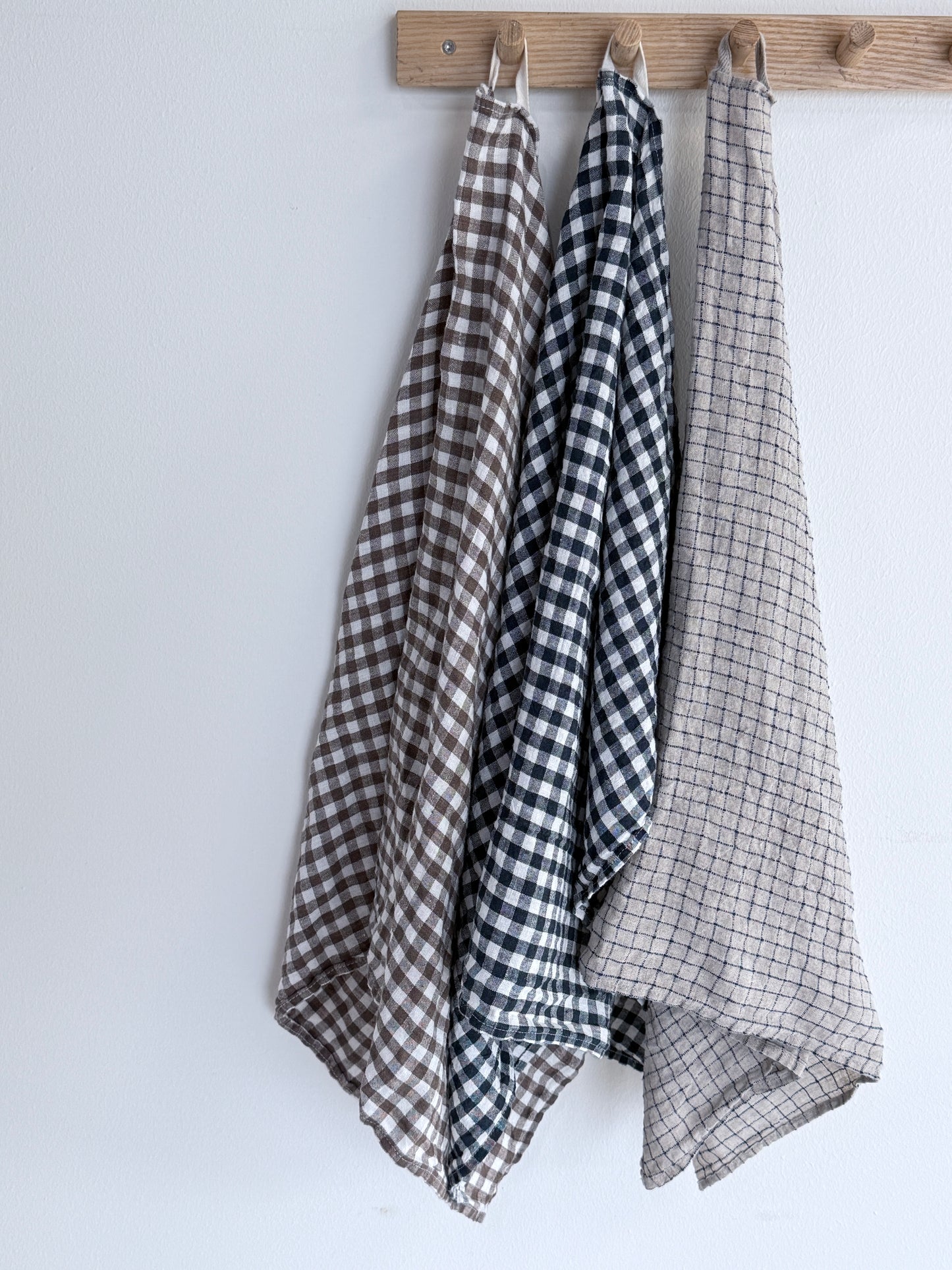 Tea Towel Anthracite Gingham