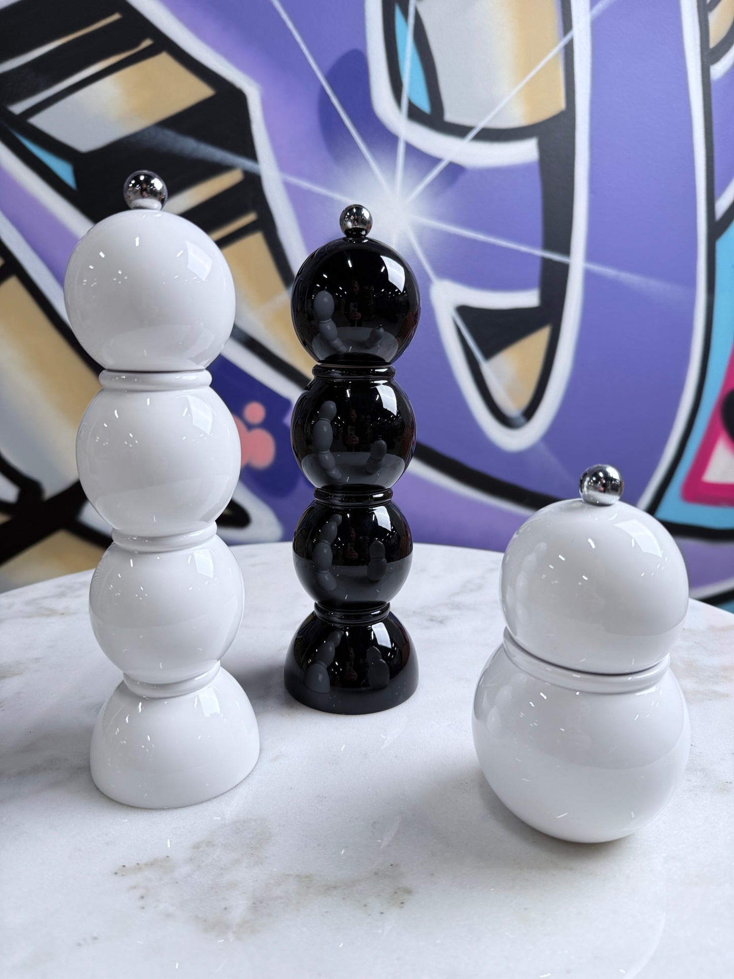 Bobbin Salt & Pepper Mill Black
