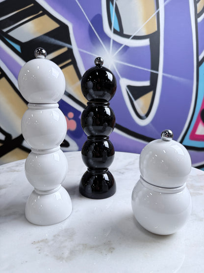 Bobbin Salt & Pepper Mill Black
