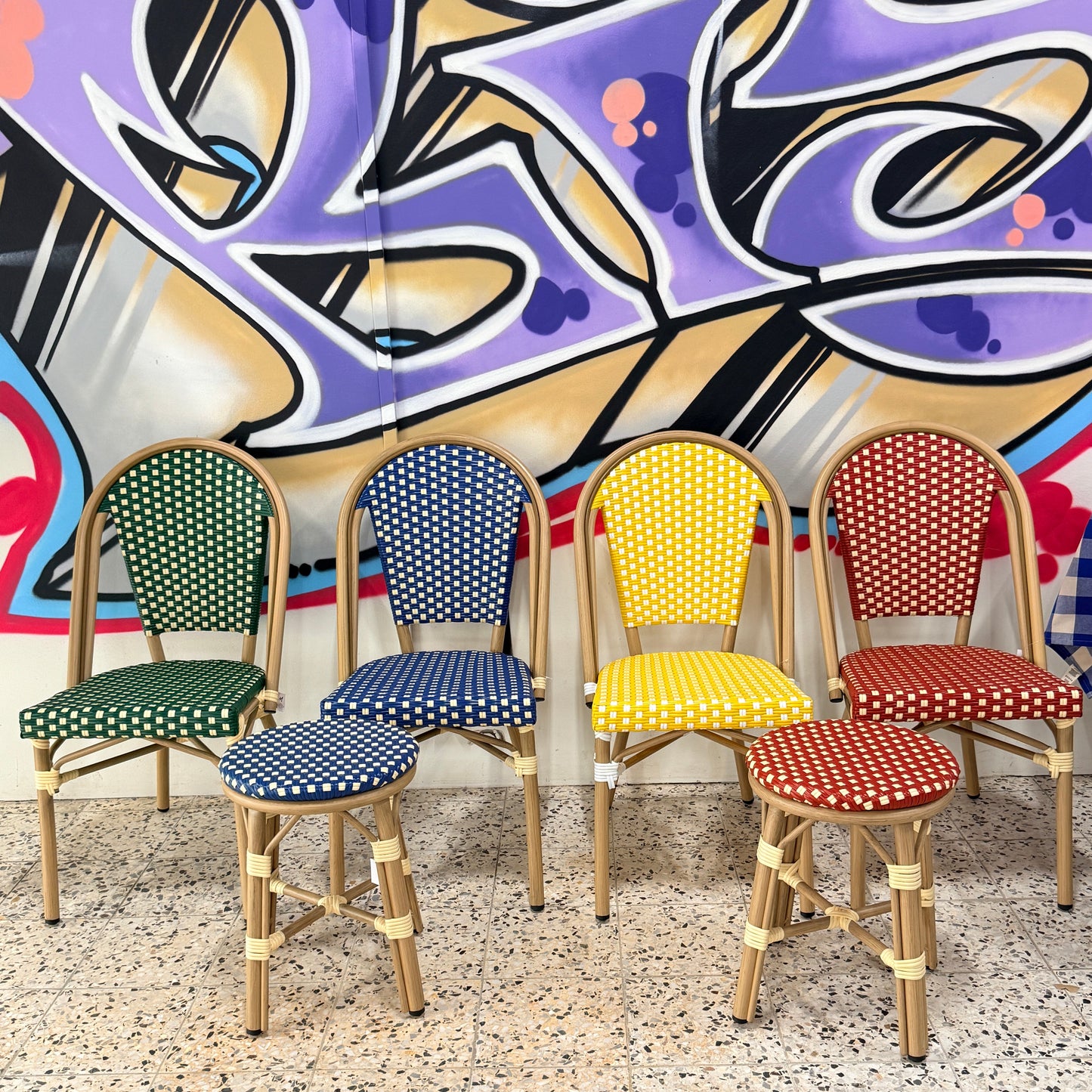 Man Bistro Stool Blue