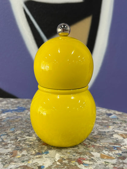 Small Bobbin Salt & Pepper Mill Yellow