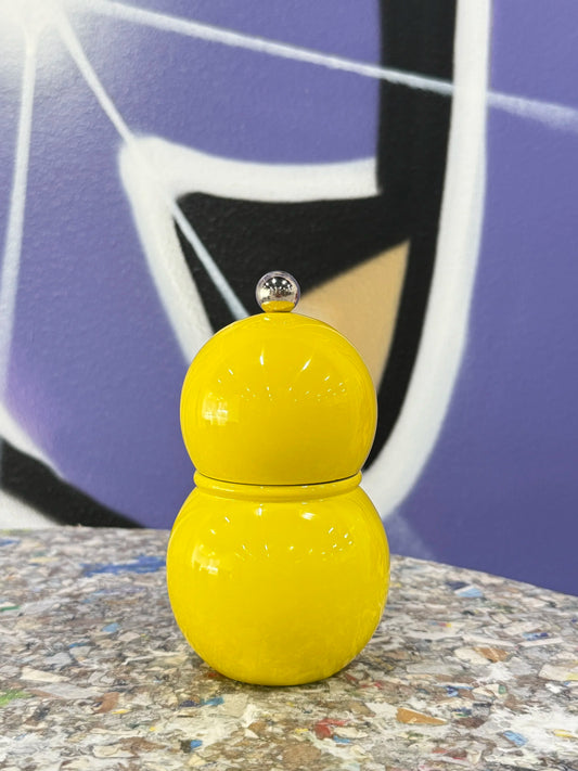 Small Bobbin Salt & Pepper Mill Yellow