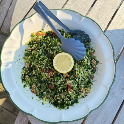 Salad Bowl Dark Green Line