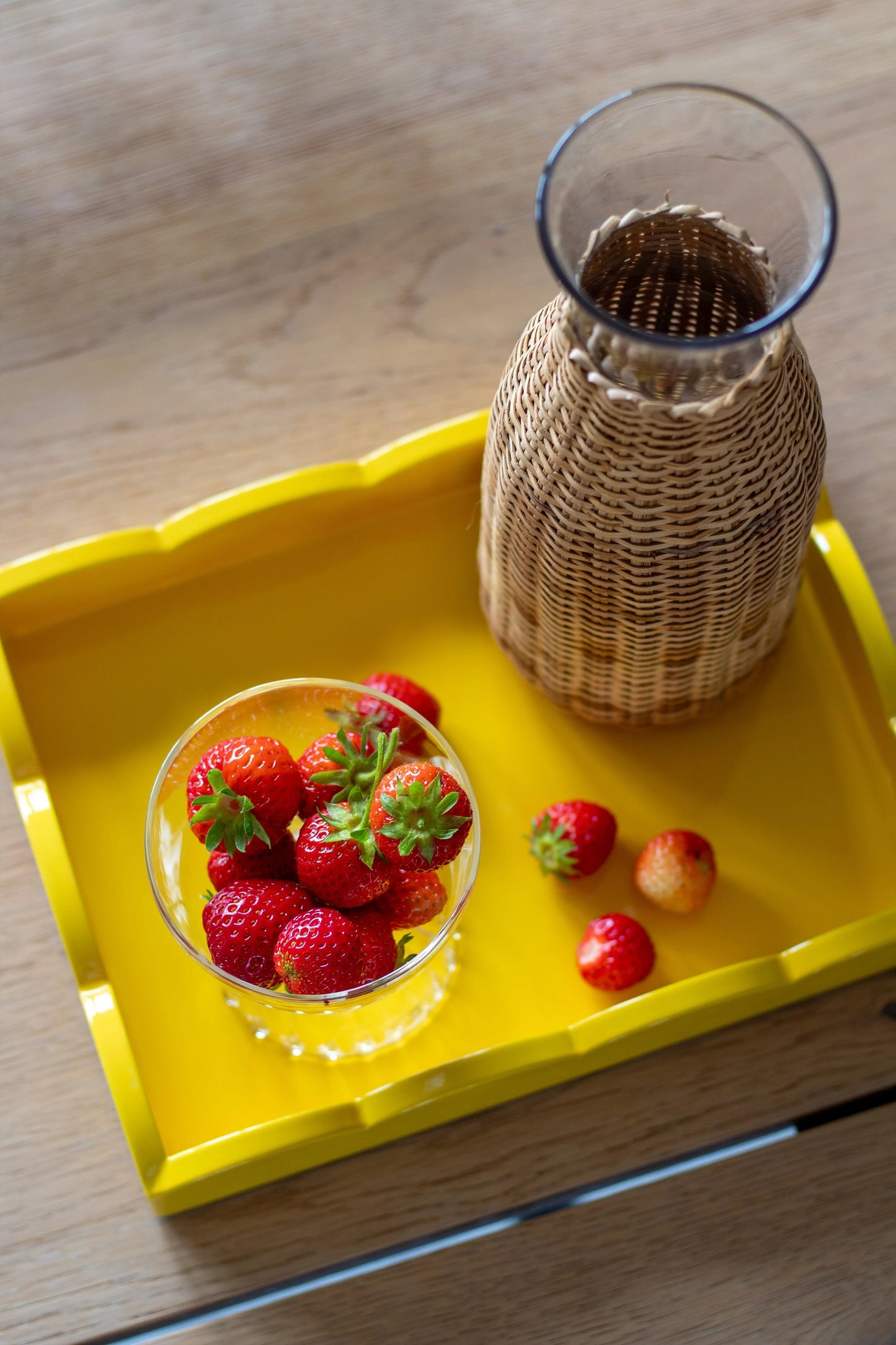 Rattan Carafe