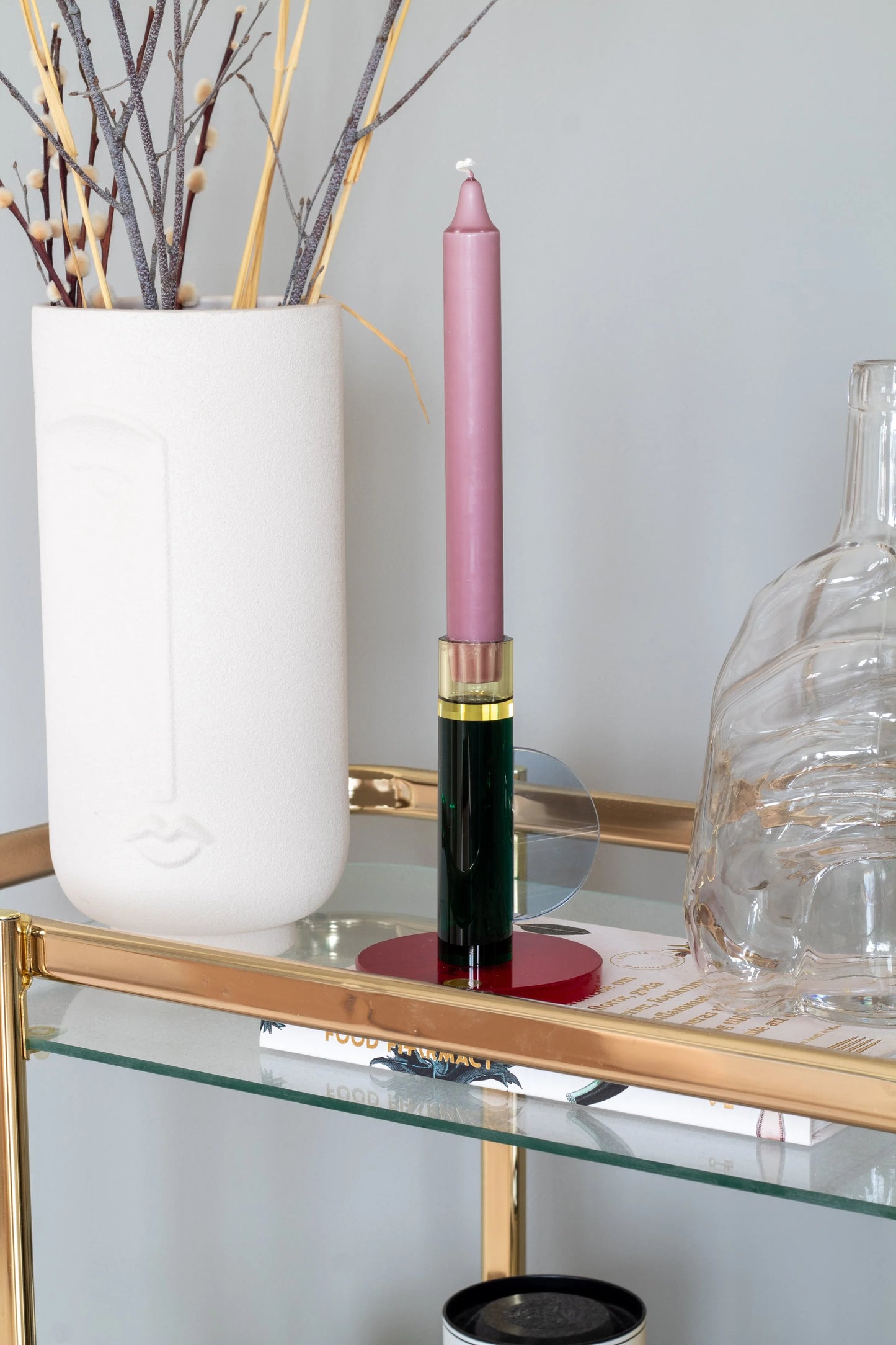 Astro Candle Holder Dark Green