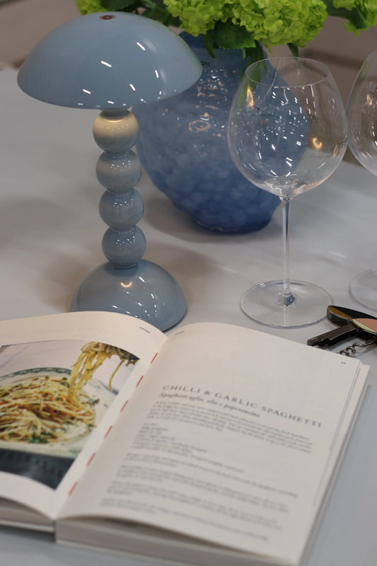 Bobbin LED Lamp Pale Denim