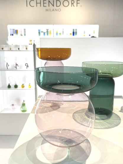 Spherical Vase Pink & Petrol