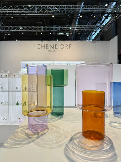 Vase Boreale Amber & Pink