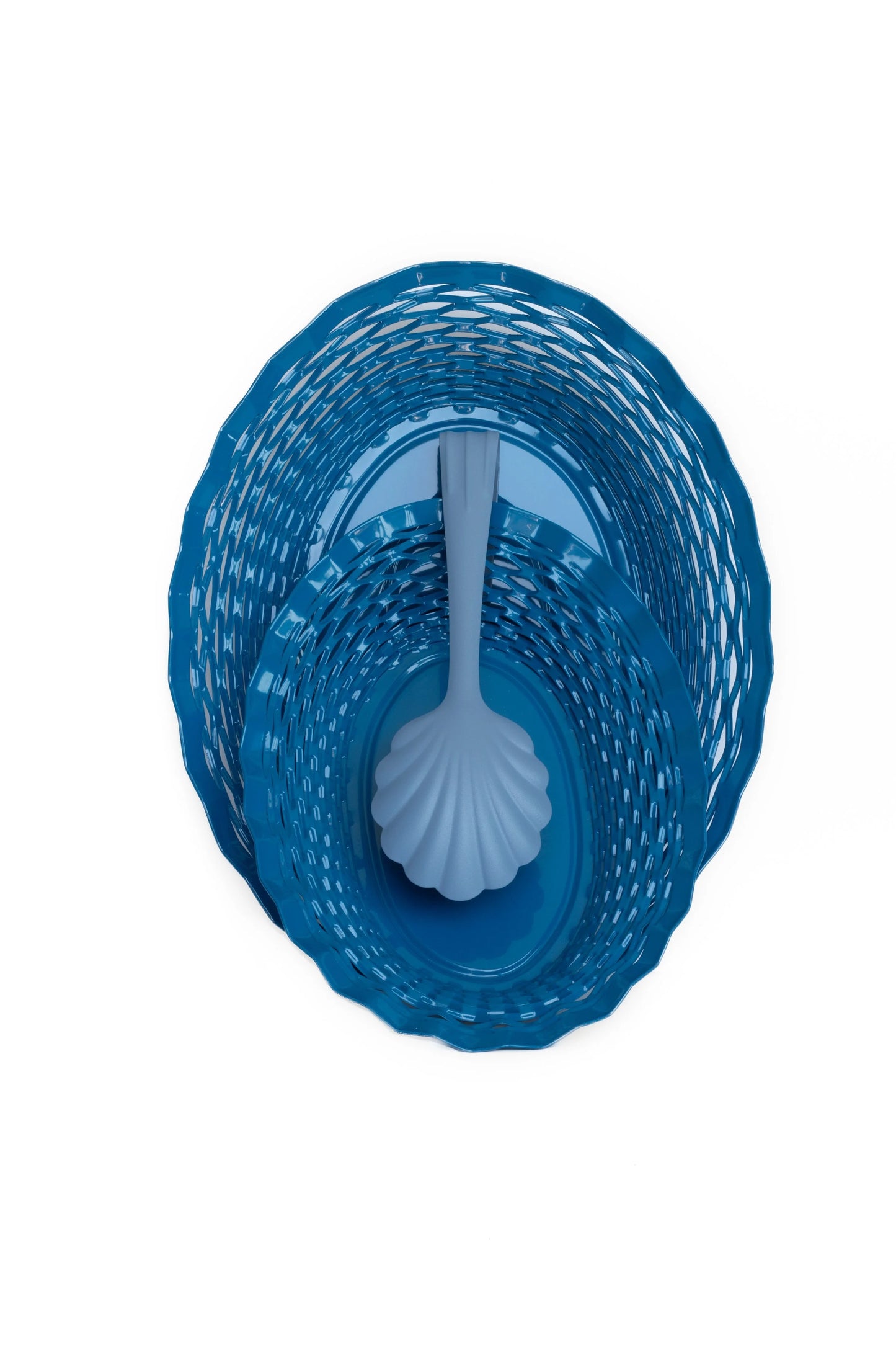 Bread Basket Large Blue
