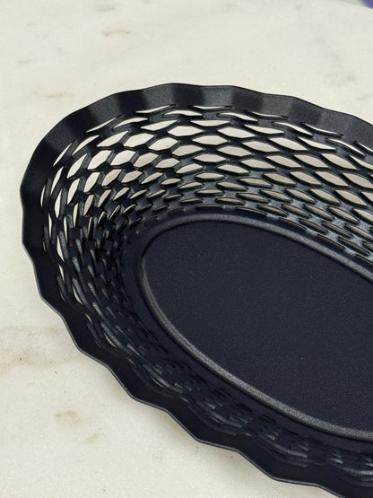 Cestino per il pane medio blu notte 