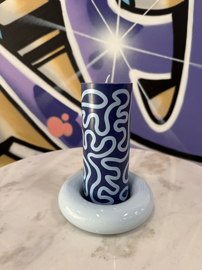Pillar Candle Blue