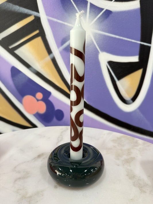 BOB Candle Holder Small Dark Green