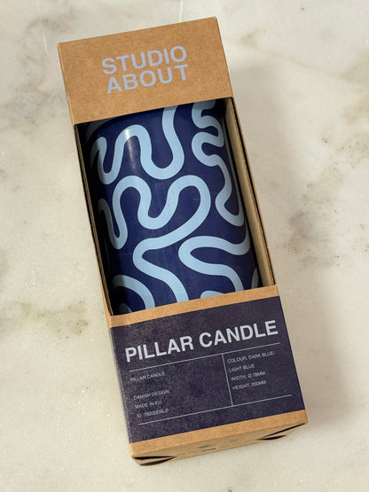 Pillar Candle Blue
