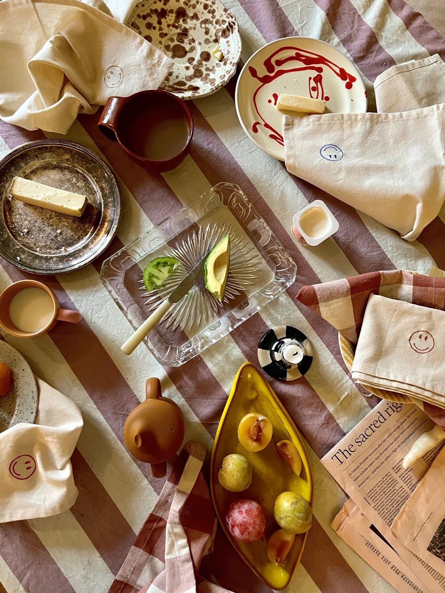 Midnight Napkin Set Happy