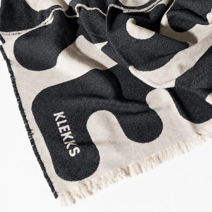 Coperta in cotone nero Klekks n. 11 Amore