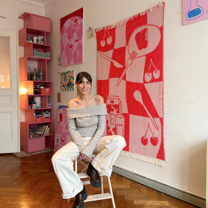 Klekks Nr. 33 Wolldecke, limitierte Auflage