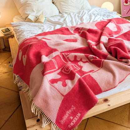 Klekks Nr. 33 Wolldecke, limitierte Auflage