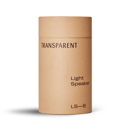 TRANSPARENT Light Speaker Black