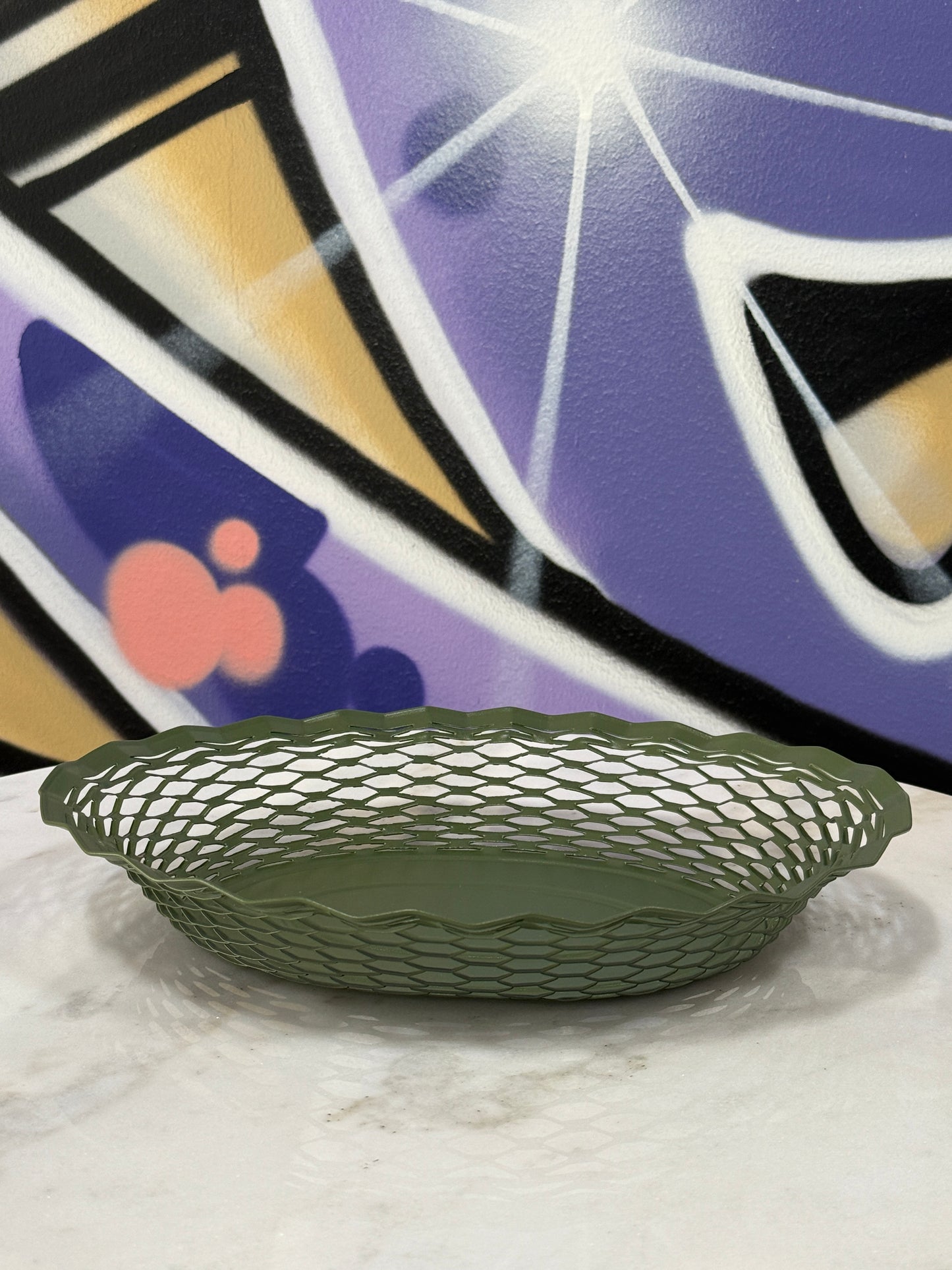 Bread Basket Large Olive Green