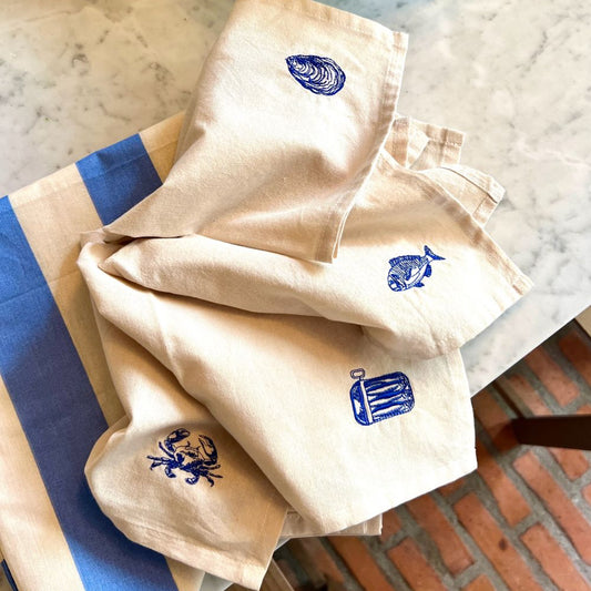 Midnatt Napkin Set La Mer